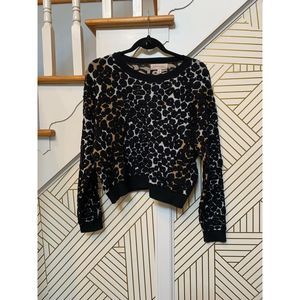 Philosophy Pullover Cheetah Womens Top